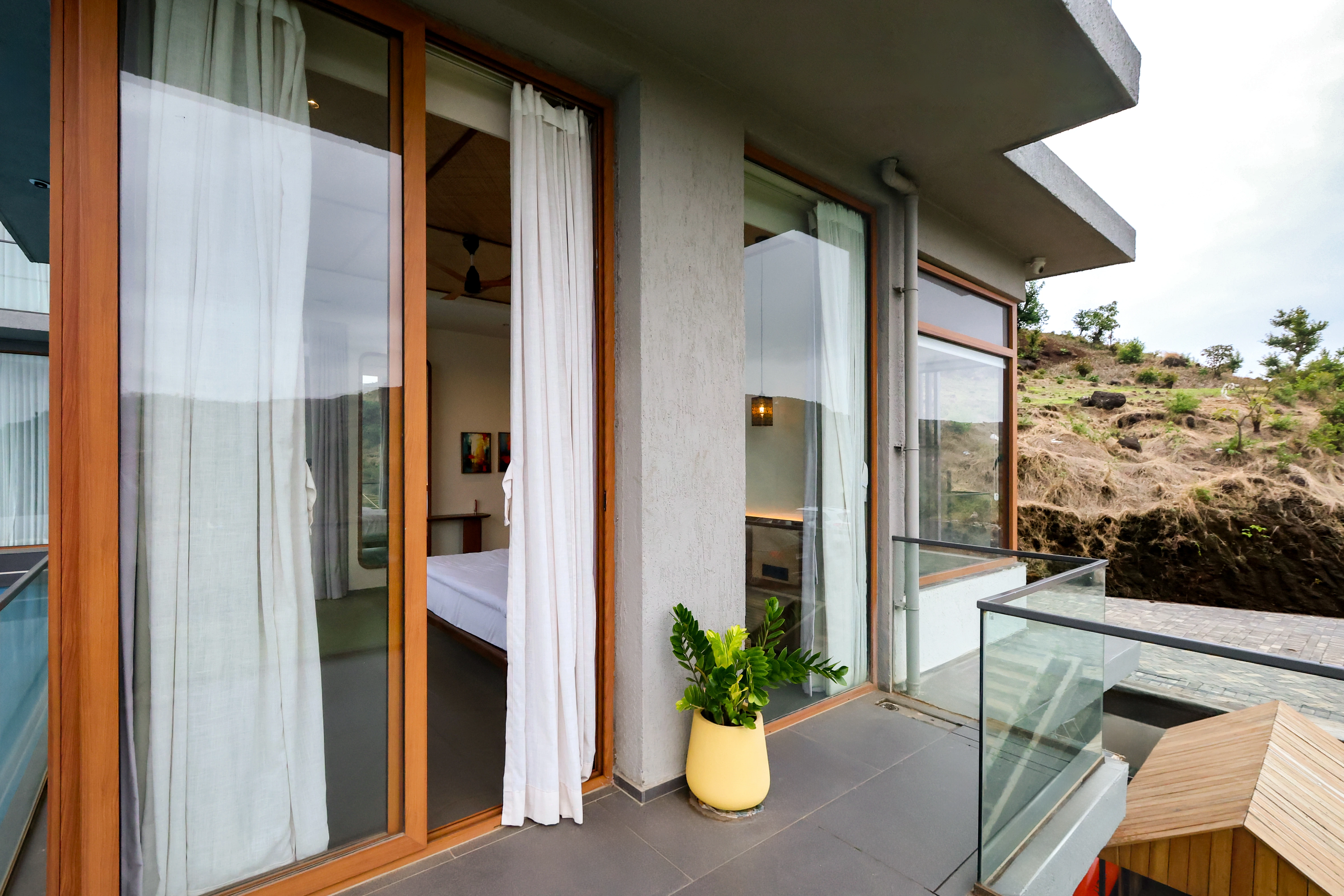 Pebble villa bedroom